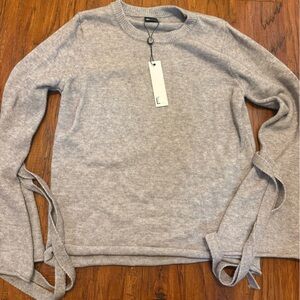 NWT Love Token Gray Sweater